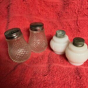 Pair of vintage salt and pepper shakers